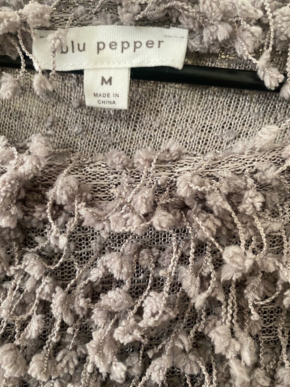 Blu Pepper Plush Scoop Neck Sweater - Dusty Lavender - Picture 9 of 11